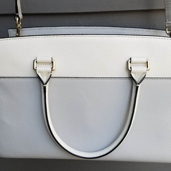 Iconic Kate Spade Gray Cameron Street Candace Leather Satchel - Picture 3 of 13